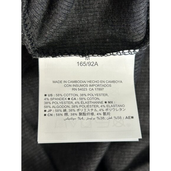 Old Navy Women's Fitted Scoop Neck Tank in Charcoal - Sz M - Picture 4 of 6